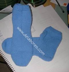¿Cómo hacer un calcetín tejido de punto?